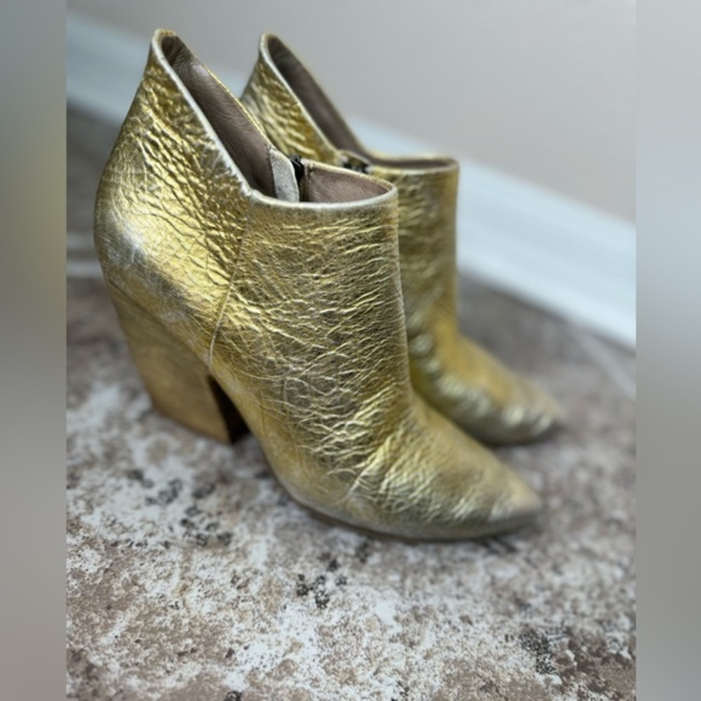 Marsell Gold Ankle Boots